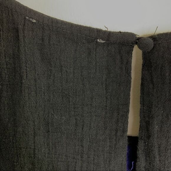 Skies Are Blue Navy Lace Tank Top Sz S - Picture 9 of 11